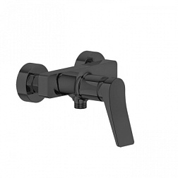 Настенный смеситель без излива Rilievo чёрный цвет, без лейки, Gessi 59031-299 Gessi