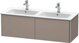 Модуль под раковину XSquare 128х47,8х40 см, базальт матовый, система push-to-open, Duravit XS407504343 Duravit