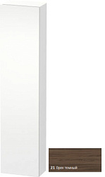 Шкаф-колонна DuraStyle 40х24х180 см, корпус-белый матовый, фронт-орех темный, правый, подвесной монтаж, Duravit DS1228R2118 Duravit