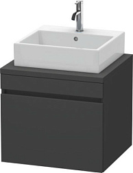 Модуль под раковину DuraStyle 60х54,8х51,2 см, без консоли, графит матовый, Duravit DS531004949 Duravit