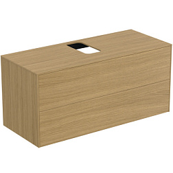 Модуль под раковину Conca 120х50,5х55 см, светлый дуб, система push-to-open, Ideal Standard T3943Y6 Ideal Standard