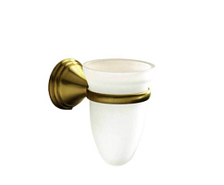 Настенный стакан Romance стеклянный, бронза, с держателем, Gedy 7510(44) Gedy