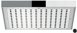 Лейка верхнего душа 20 см, square, чёрный цвет, без держателя, Nobili AD139/17CBM Nobili