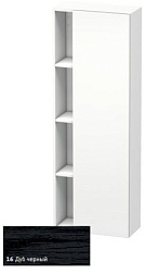 Шкаф-колонна DuraStyle 50х24х140 см, корпус-белый матовый, фронт-дуб чёрный, правый, подвесной монтаж, Duravit DS1238R1618 Duravit