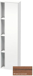 Шкаф-колонна DuraStyle 50х24х180 см, корпус-белый матовый, фронт-орех натуральный, правый, подвесной монтаж, Duravit DS1248R7918 Duravit