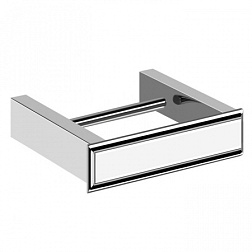 Держатель туалетной бумаги Eleganza хром / белый, Gessi 46455-031 Gessi