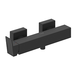 Настенный смеситель без излива Decus матовый, чёрный цвет, без лейки, Kludi 548313975 Kludi