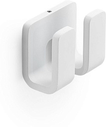 Крючок Outline матовый, двойной, цвет белый, Gedy 3228(22) Gedy