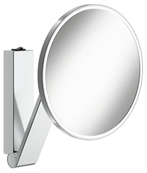 Настенное косметическое зеркало для ванной iLook_move интегрированный трансформатор 12 v, хром, с подсветкой, Keuco 17612019004 Keuco