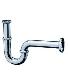 Сифон для раковины хром, трубный, латунный, Hansgrohe 53002000 Hansgrohe