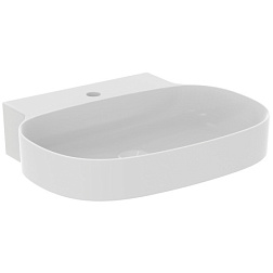 Подвесная раковина Linda-X 60х50х13,5 см, санфарфор, белый матовый, с отв. под смеситель, Ideal Standard T4988V1 Ideal Standard