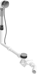 Слив-перелив для ванны Accessories 85 см, выпуск 5,2 см, полуавтомат, Duravit 792206000001000 Duravit
