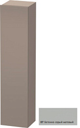 Шкаф-колонна DuraStyle 40х36х180 см, корпус-базальт матовый, фронт-бетонно-серый матовый, правый, подвесной монтаж, Duravit DS1229R0743 Duravit