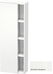 Шкаф-колонна DuraStyle 50х24х140 см, корпус-белый матовый, фронт-белый глянцевый, левый, подвесной монтаж, Duravit DS1238L2218 Duravit