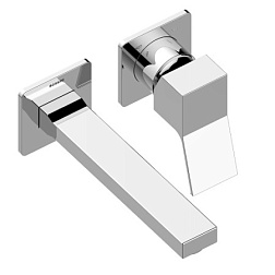 Внешняя часть встраиваемого смесителя для раковины Aki длина излива 18,8см, Bossini Z00731.030 Bossini