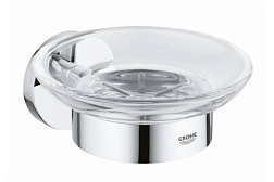 Настенная мыльница Essentials хром, с держателем, Grohe 40444001 Grohe