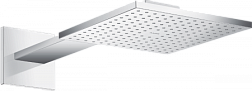 Лейка верхнего душа ShowerSolutions 2 режима, 25 см, square, с держателем, Axor 35310000 Axor