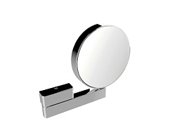 Настенное косметическое зеркало для ванной Prime ø202мм, на поворотном кронштейне, хром, Emco 1095 001 17 Emco