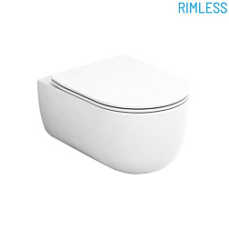 Подвесной унитаз Milady 36х53 см, быстросьемное, микролифт, безободковый, с сиденьем, Olympia MILSET01 Olympia