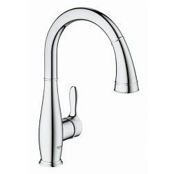 Смеситель для кухни с выдвижной лейкой Parkfield, Grohe 30215001 Grohe
