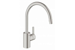 Смеситель для кухни с выдвижной лейкой Feel стальной цвет, Grohe 31486DC0 Grohe