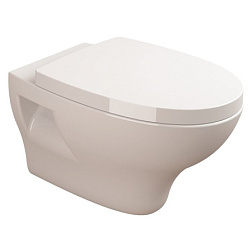 Подвесной унитаз Pop 35х53 см, без сиденья, Sanitana S10077251000000 Sanitana