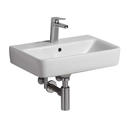 Подвесная раковина Renova Compact 55х37х17 см, санфарфор, с отв. под смеситель, Geberit 226155000 Geberit