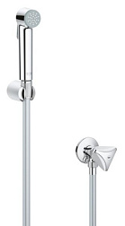 Лейка для гигиенического душа Tempesta-F с запорным вентилем, пластик, Grohe 27514001 Grohe