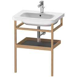 Консоль для раковины DuraStyle 59х44х80,5 см, европейский дуб / графит матовый, Duravit DS988104976 Duravit