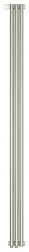 Отопительный дизайн-радиатор Эстет 13,5х180 см, 3 секции, левый, белый, однорядный коаксиальный, Сунержа 12-0320-1803 Сунержа