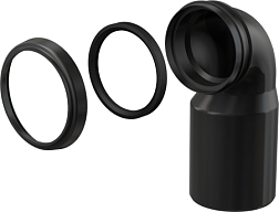 Патрубок для унитаза ø90/110, комплект, Alcaplast M906 Alcaplast