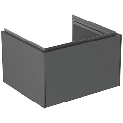 Модуль под раковину Conca 60х50,5х37 см, антрацит матовый, система push-to-open, Ideal Standard T4577Y2 Ideal Standard