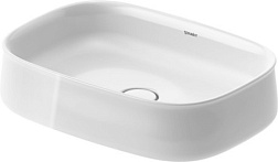 Накладная раковина Zencha 55х39х14 см, санфарфор, Duravit 2373550079 Duravit