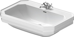 Подвесная раковина 1930 Series 80х55х24,5 см, 1 отв. под смеситель, DuraCeram, Duravit 0438800000 Duravit