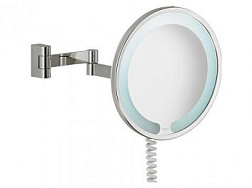 Настенное косметическое зеркало для ванной хром, с подсветкой, Keuco 17602019000 Keuco